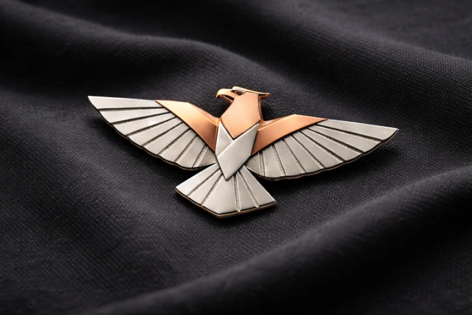 Silver Hunting Sentinel (Brooch)