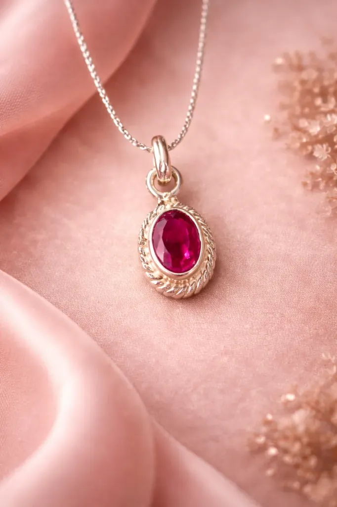 Ruby Seal (Silver Embedded)